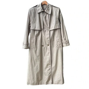 The Jack Set Vintage Tan Metallic Sheen Trench Coat. 11/12 Women’s.